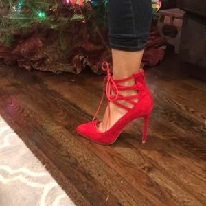 Red heels!